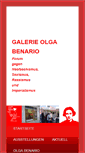 Mobile Screenshot of galerie-olga-benario.de